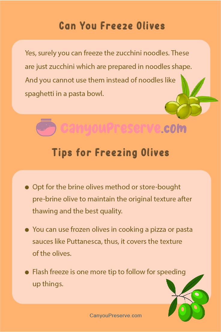 Can Freeze Olives