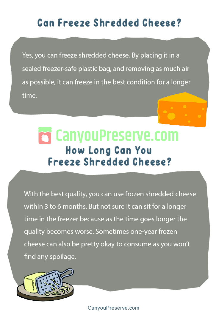 Can Freeze Shredded Cheese