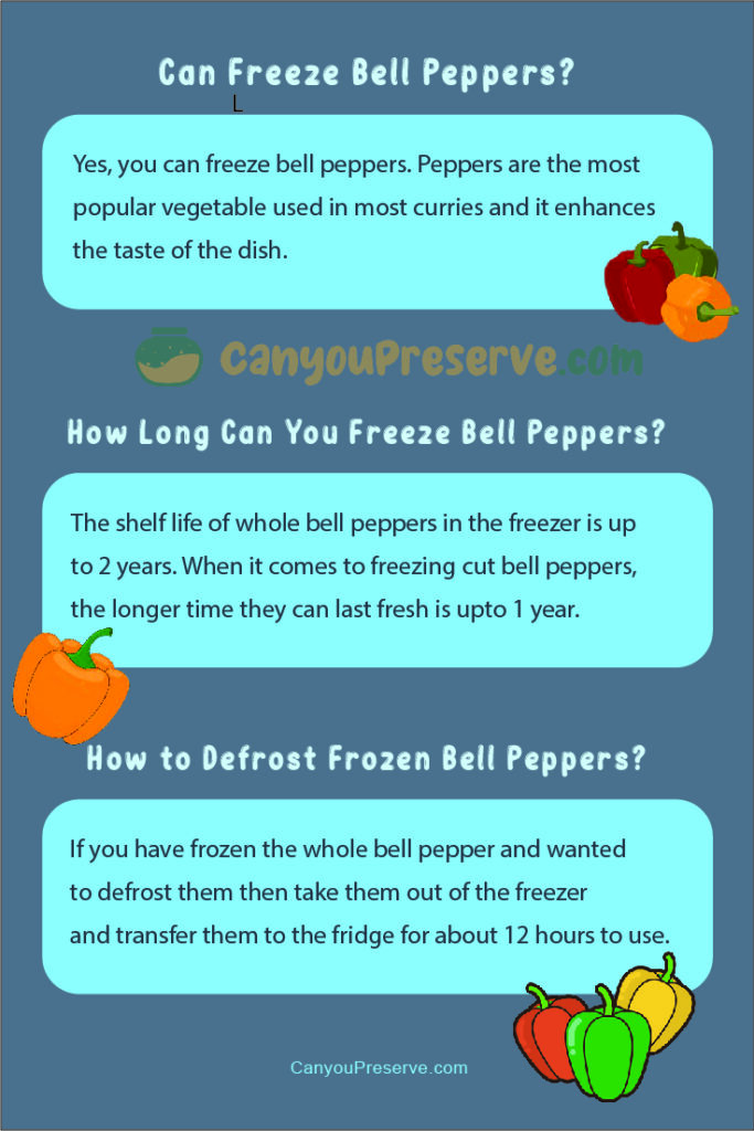Can You Freeze Bell Peppers Whole with Seeds? How To Freeze, Thaw
