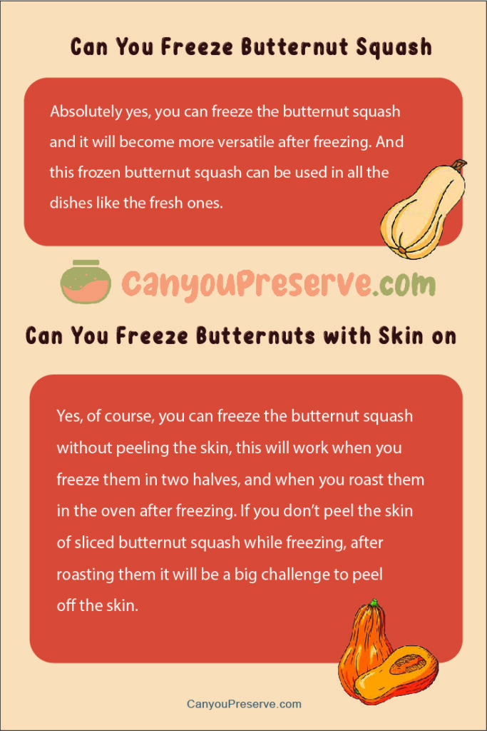 Can You Freeze Butternut Squash without Cooking How to Preserve