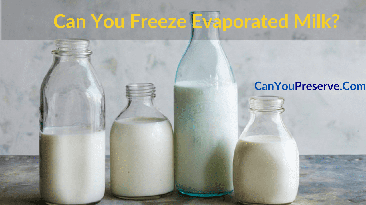 Can You Freeze Evaporated Milk