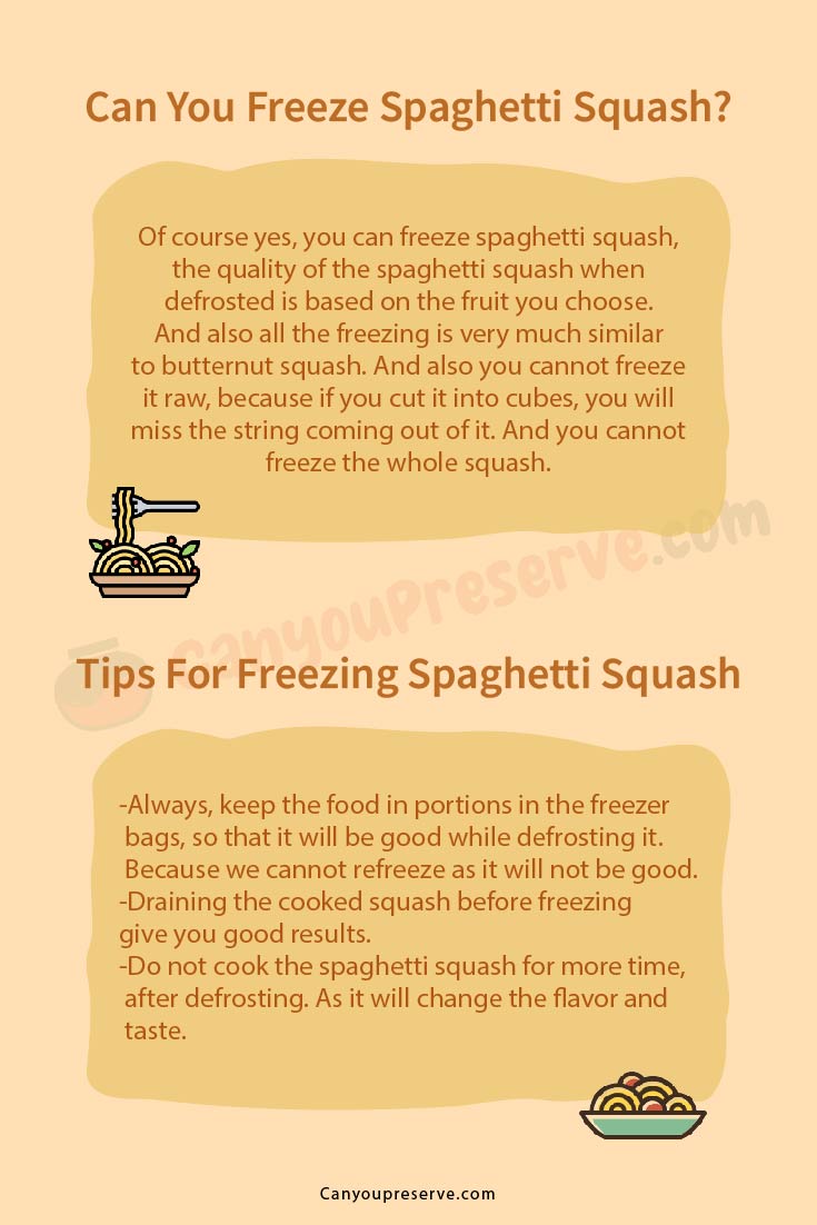 Can You Freeze Spaghetti Squash