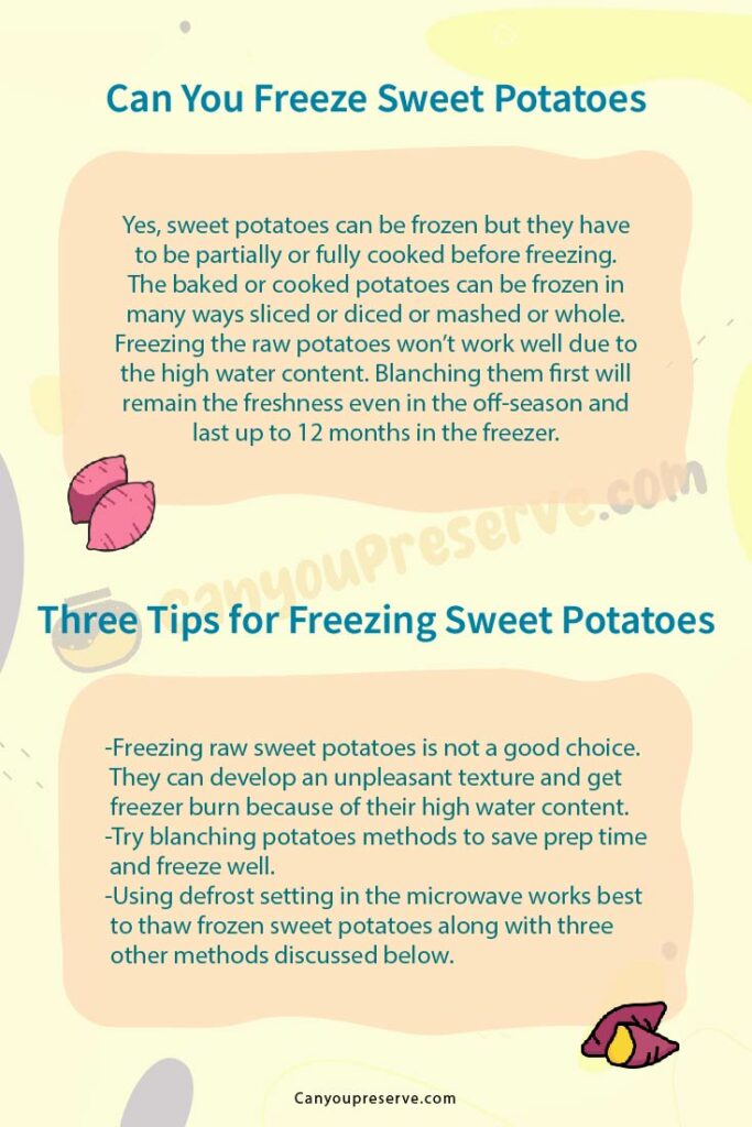 Can You Freeze Sweet Potatoes? How To Freeze Sweet Potatoes (Boiled