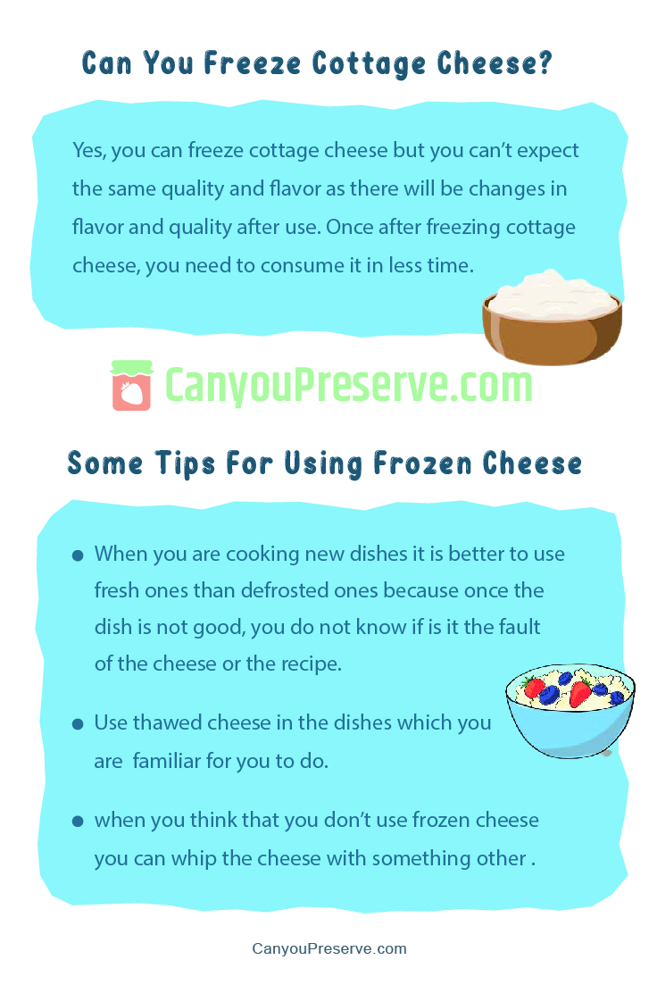 Freeze Cottage Cheese