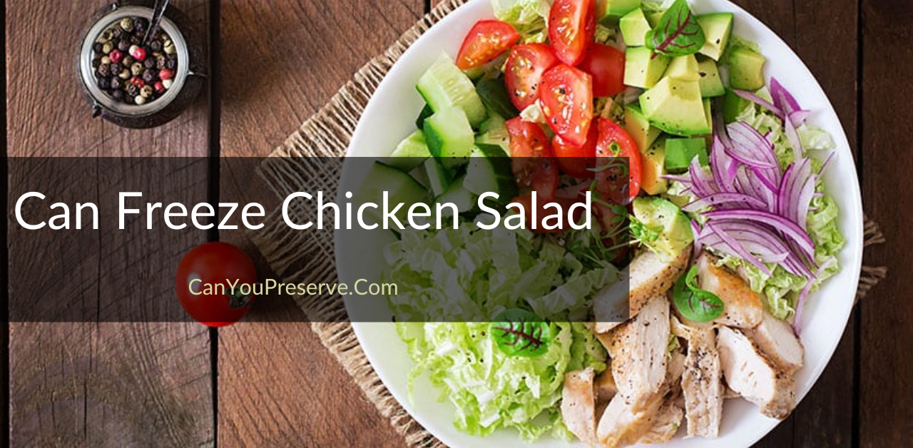 Can Freeze Chicken Salad