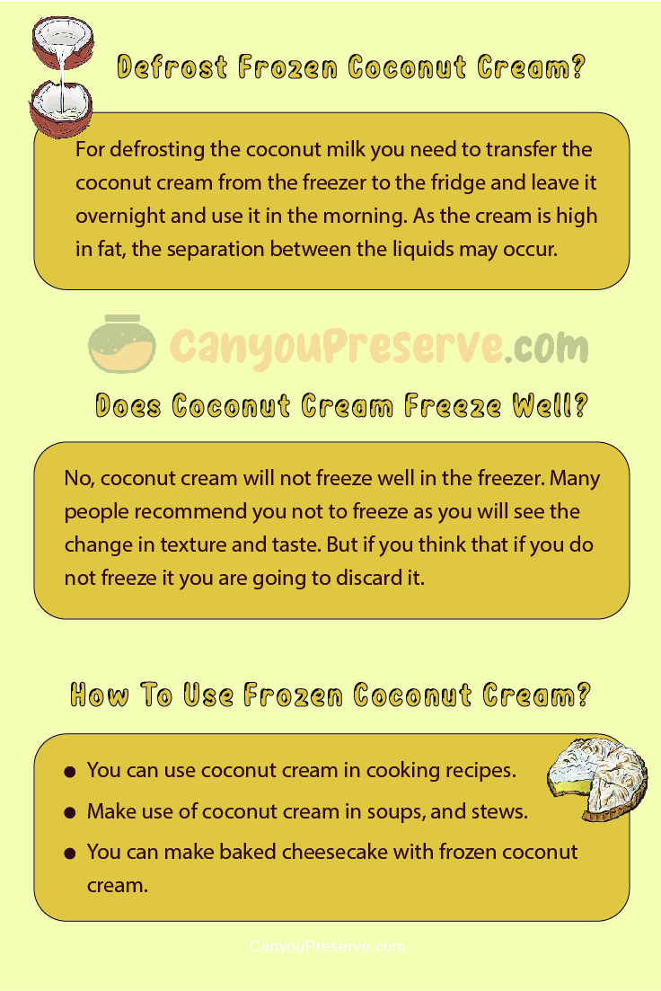 Can Freeze Coconut Cream