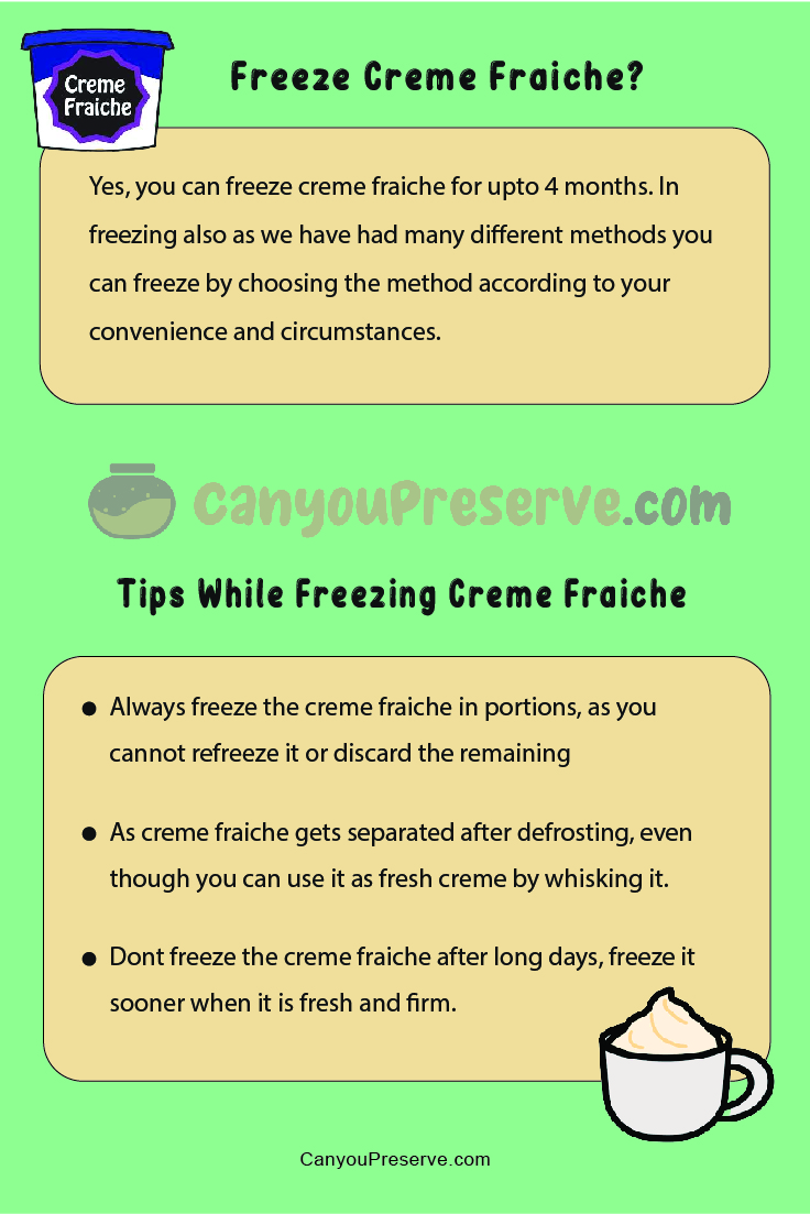 Can Freeze Creme Fraiche