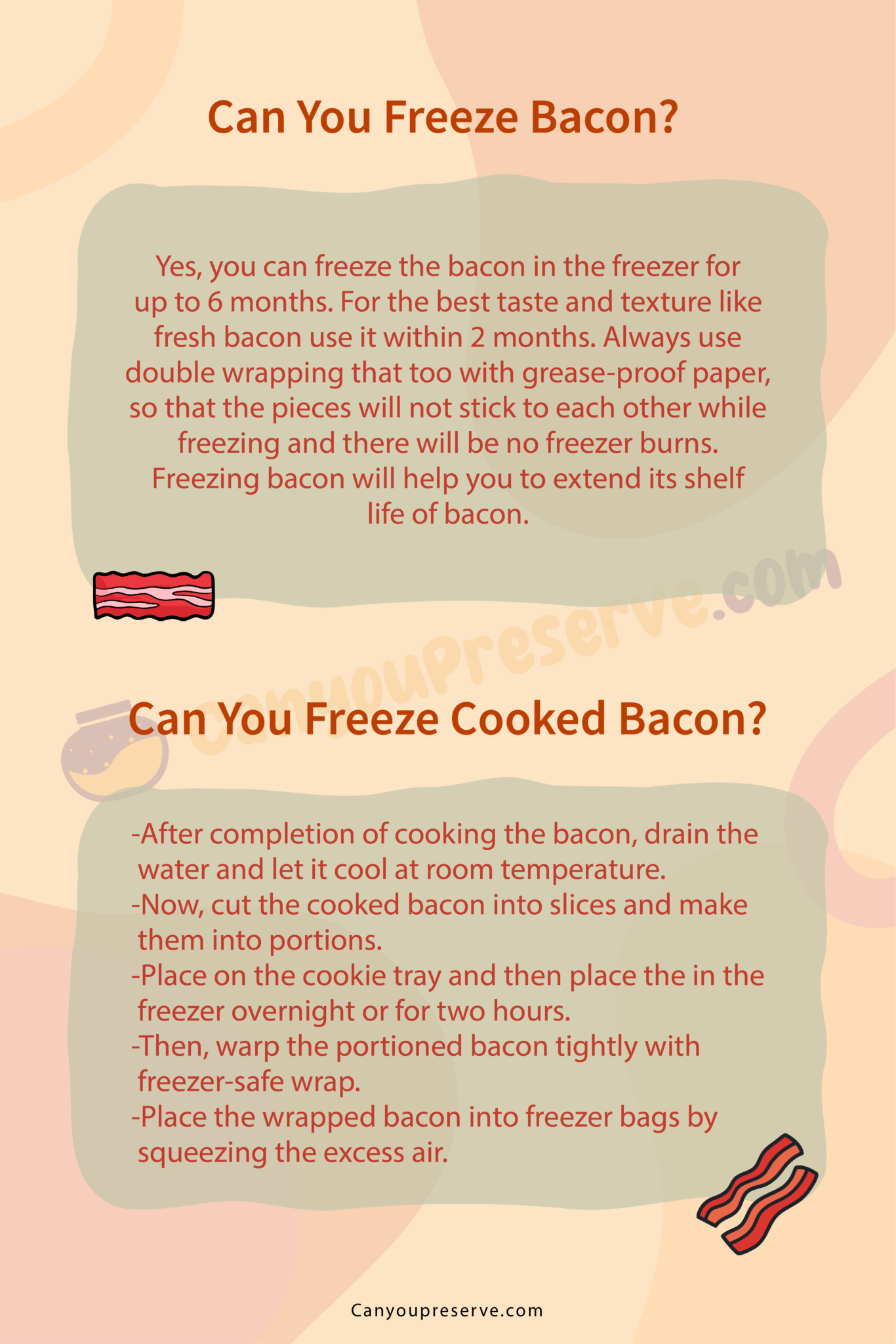 Can You Freeze Bacon? Yes, Here Is The Best Way To Freeze Bacon