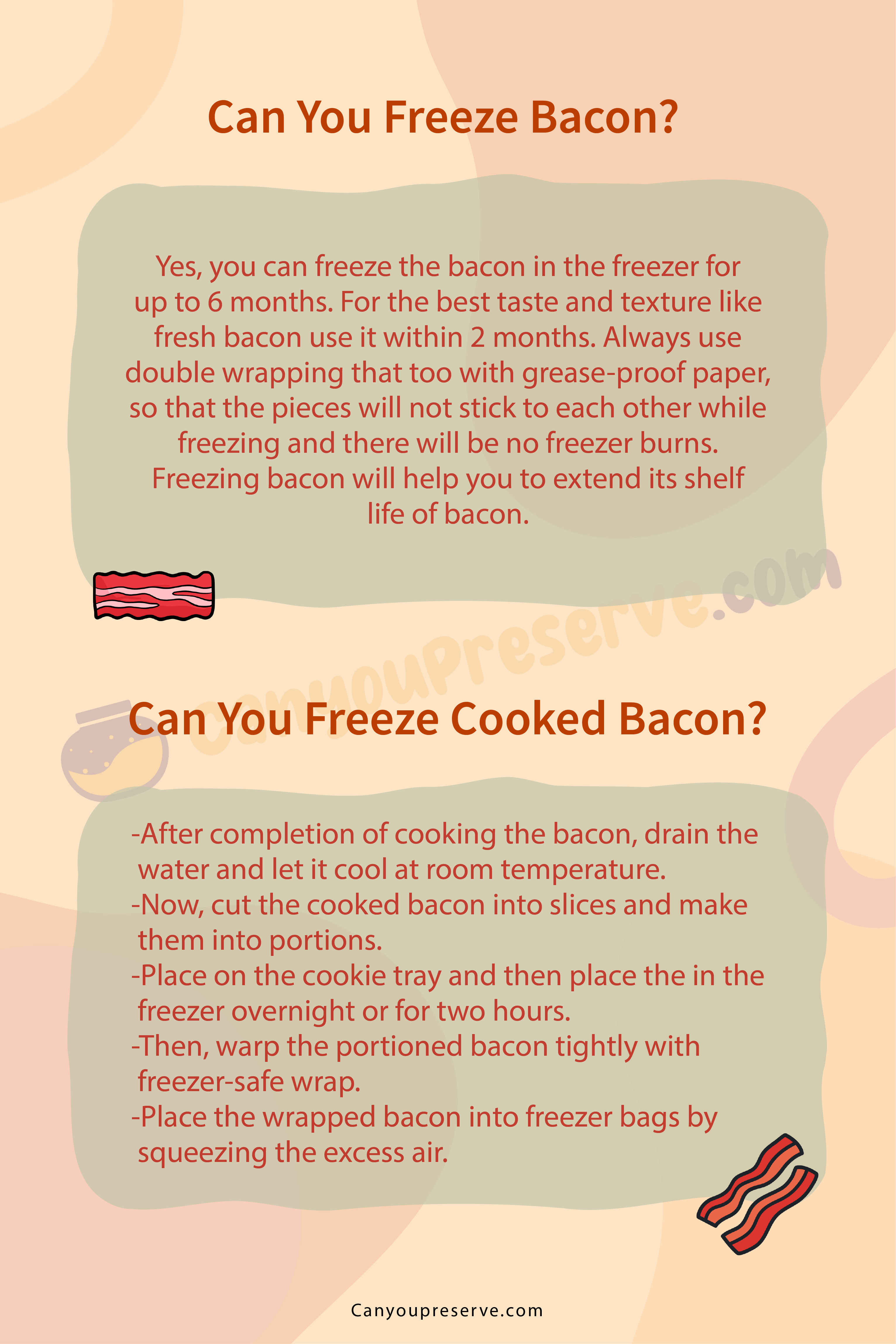 Can You Freeze Bacon