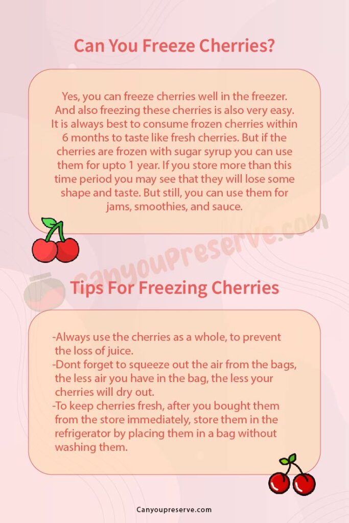 Can You Freeze Cherries? If Yes, Then How To Freeze Cherries Tips To