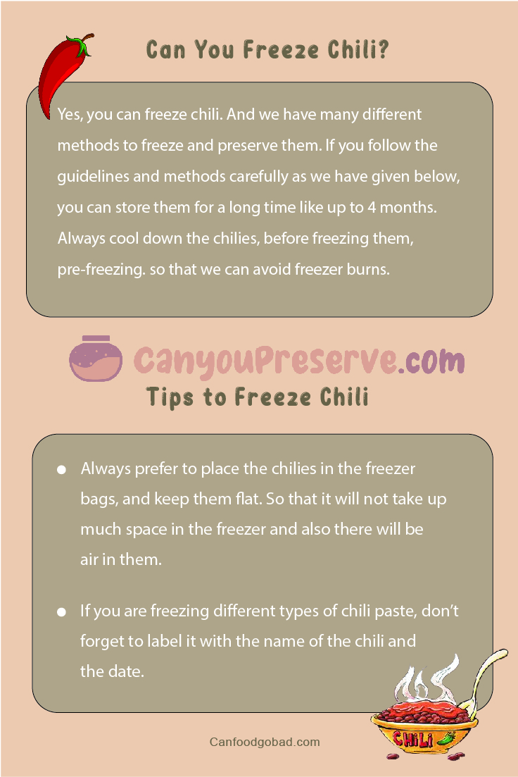 Can You Freeze Chili