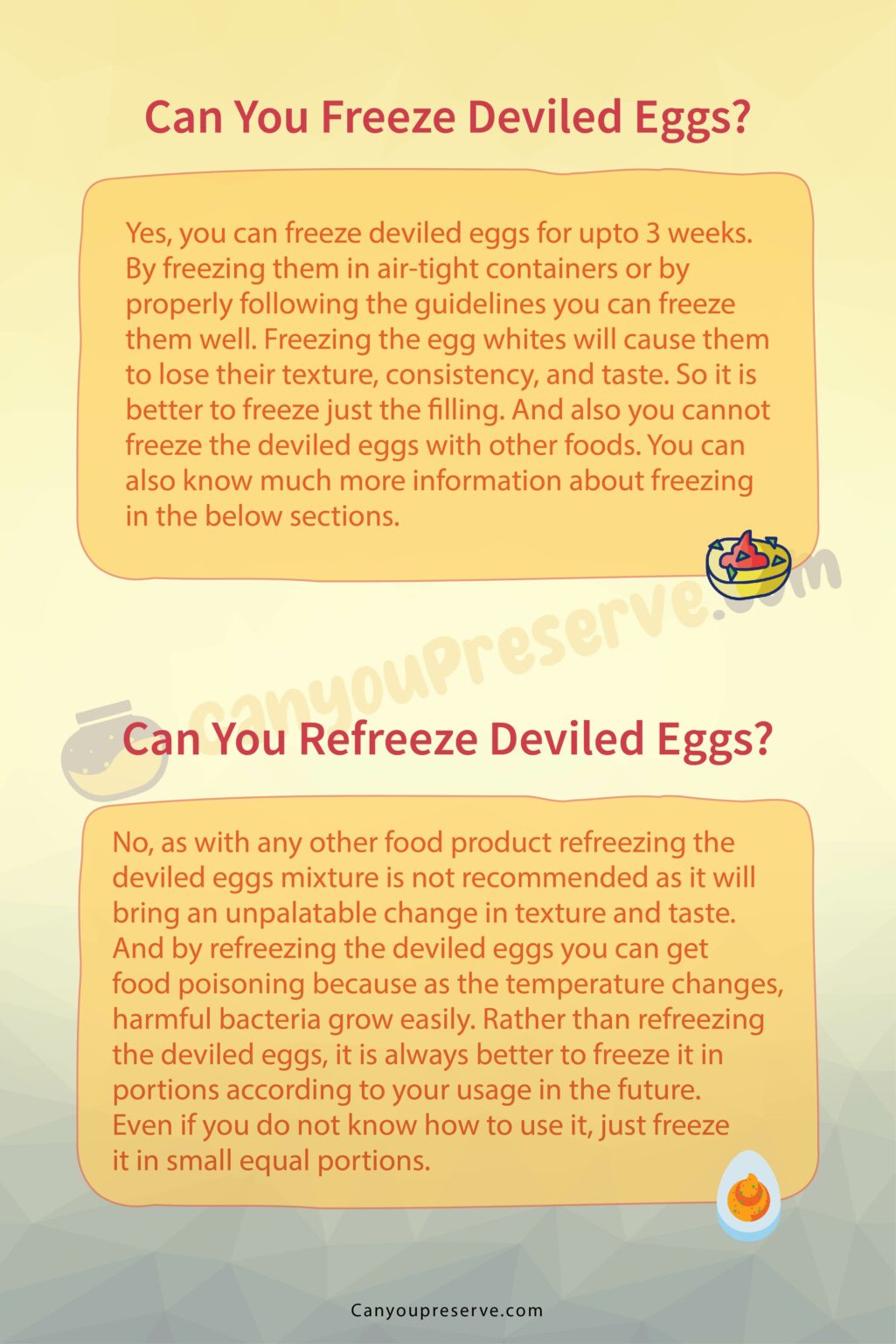 Can Freeze Deviled Eggs? Know More About Tips & Tricks, Process of