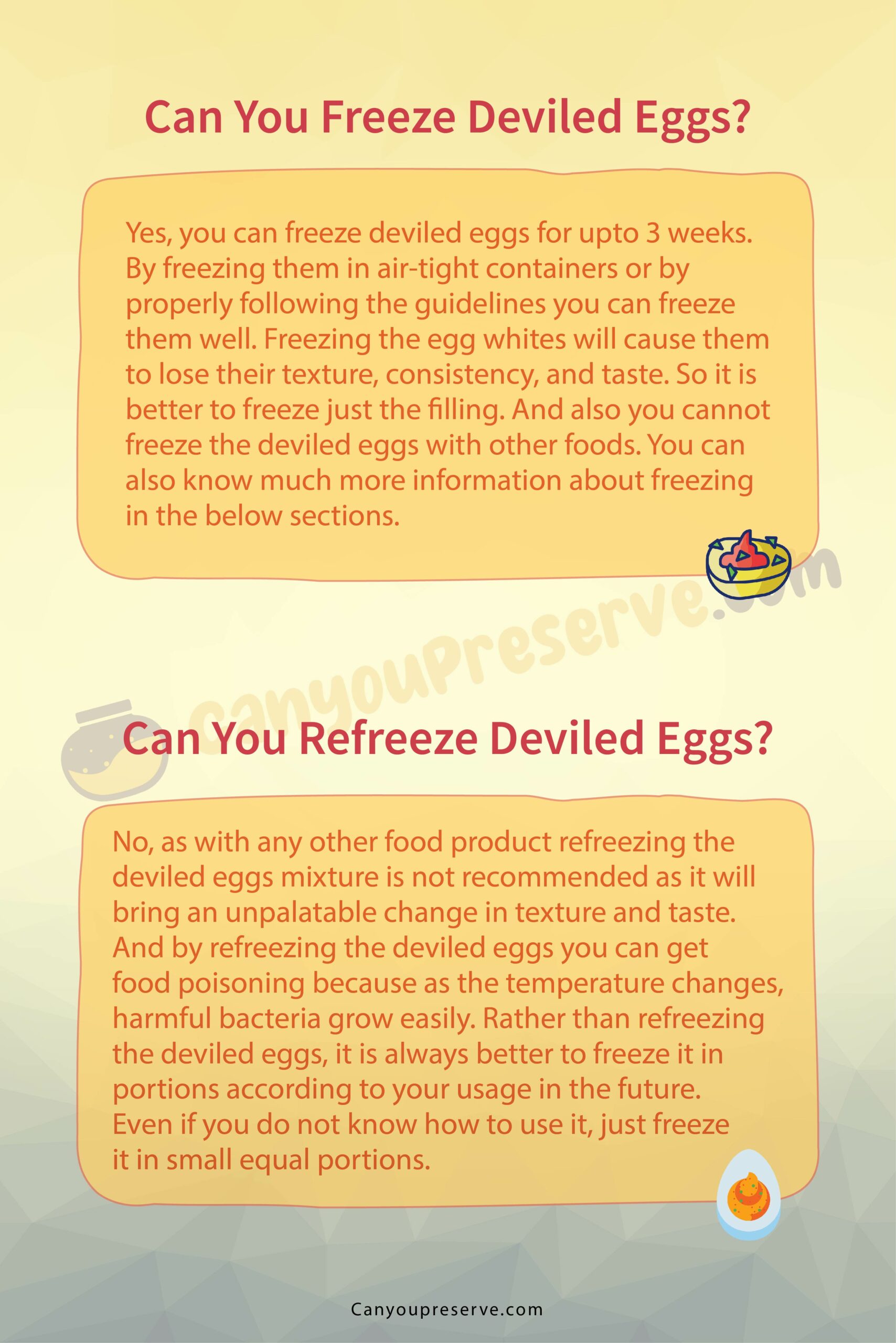 Can You Freeze Deviled Eggs