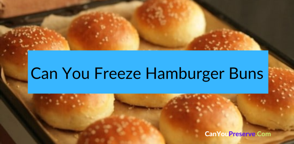 Can You Freeze Hamburger Buns? A Guide on How To Freeze Hamburger