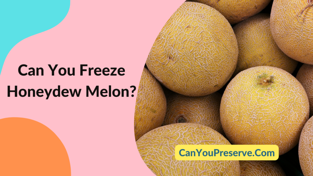 Stepwise Guide on How to Freeze Honeydew Melon for Refreshing Snacks Can