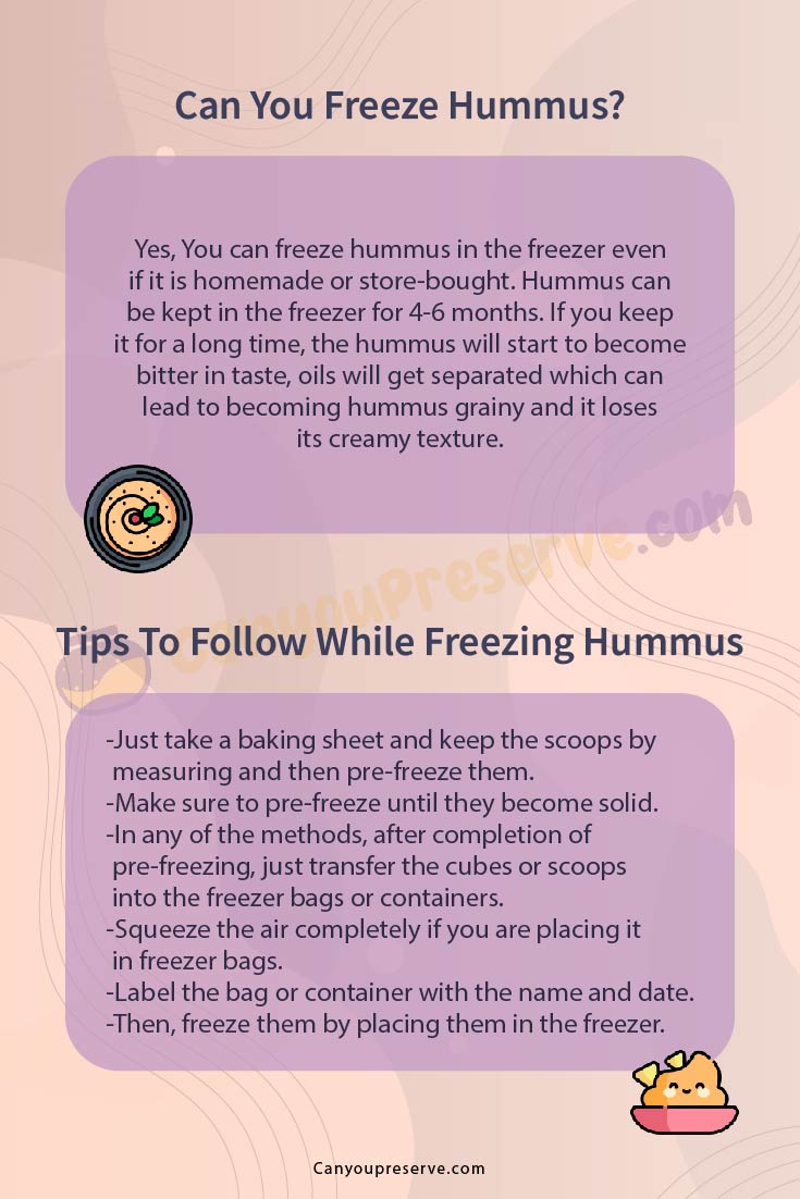 Can You Freeze Hummus