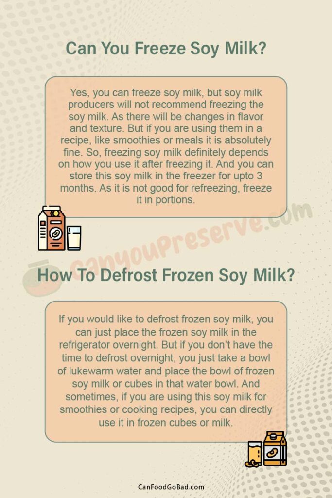 Can You Freeze Soy Milk? Know the Methods To Defrost, Freezing Types