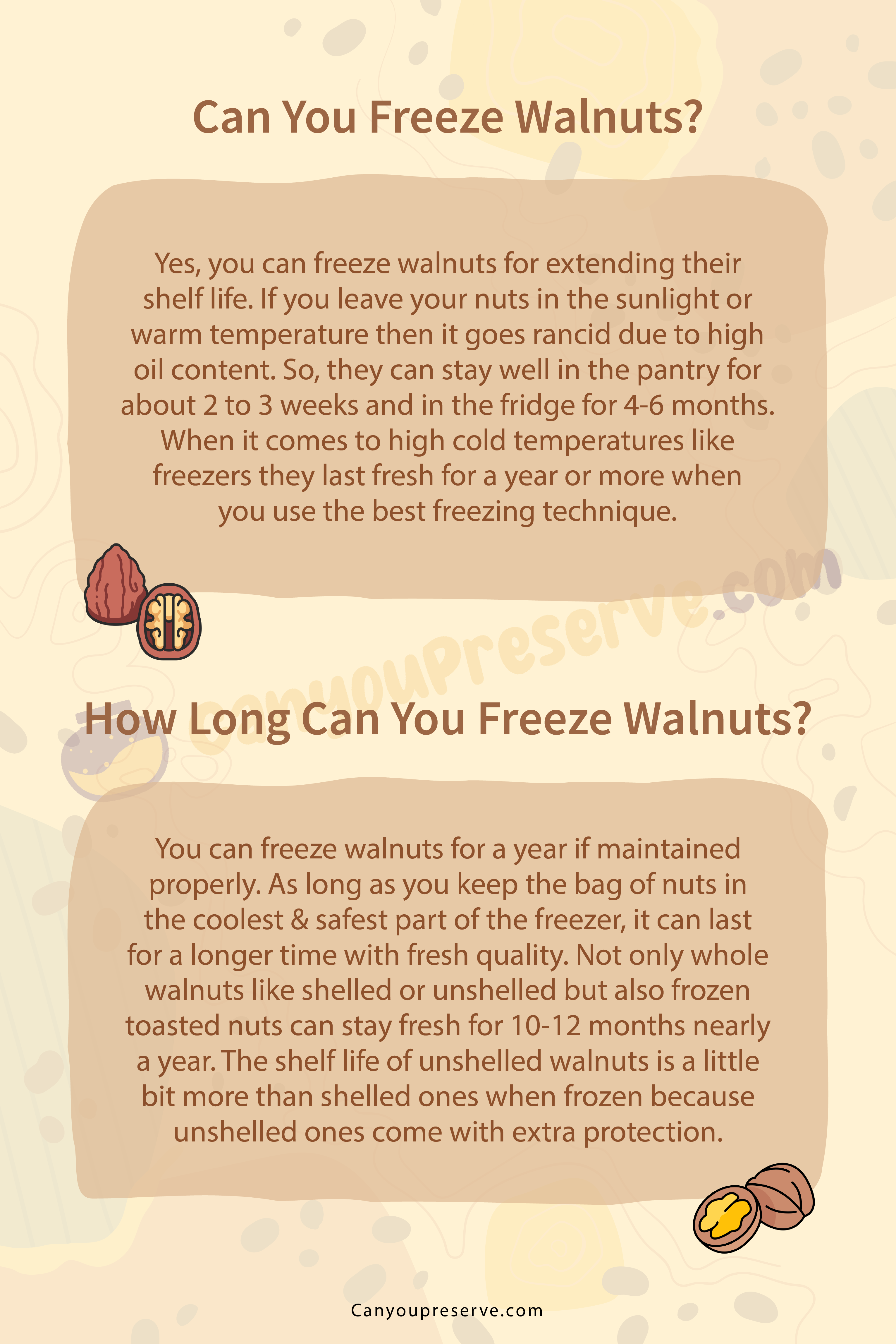 Can You Freeze Walnuts