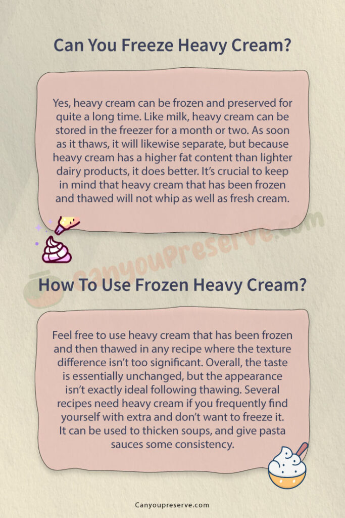 Can You Freeze Heavy Cream? How You Can Successfully Freeze & Defrost