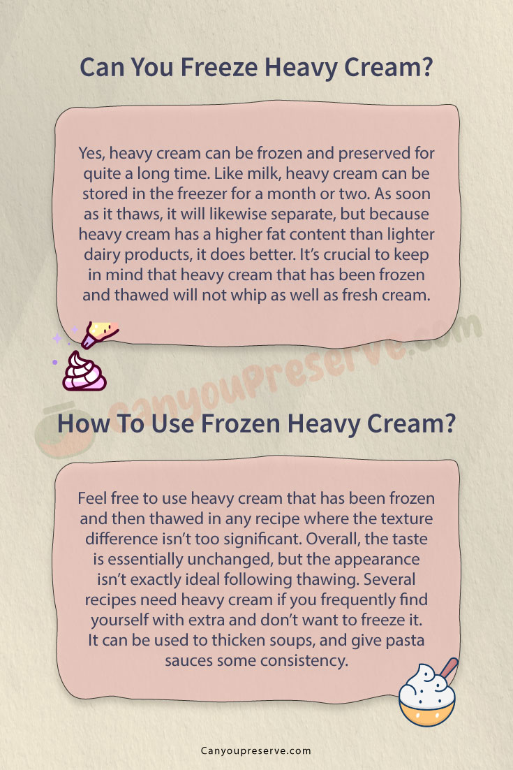 Can Freeze Heavy Cream