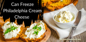 Can Freeze Philadelphia Cream Cheese? – How To Freeze, Defrost, Use