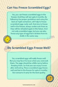Can Freeze Scrambled Eggs? – Freezing, Defrosting & Reheating Process