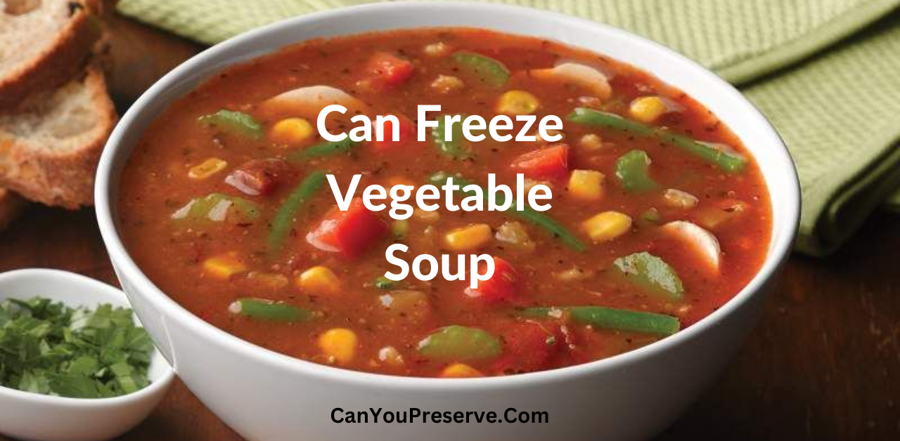 Can Freeze Vegetable Soup