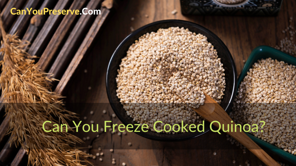 Can You Freeze Cooked Quinoa? How Long Does Cooked Quinoa Last In The Fridge? Can You Preserve
