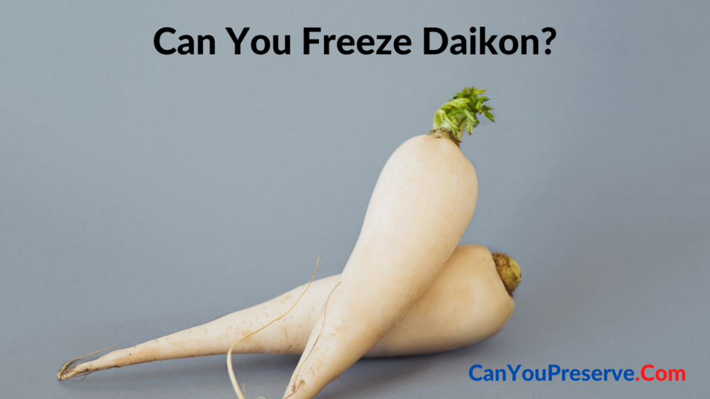 Can You Freeze Daikon? An Ultimate Guide To Freeze Delicious Daikon