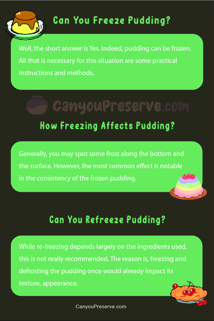 Can You Freeze Pudding
