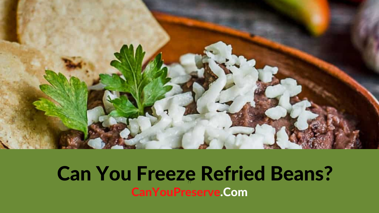 Can You Freeze Refried Beans