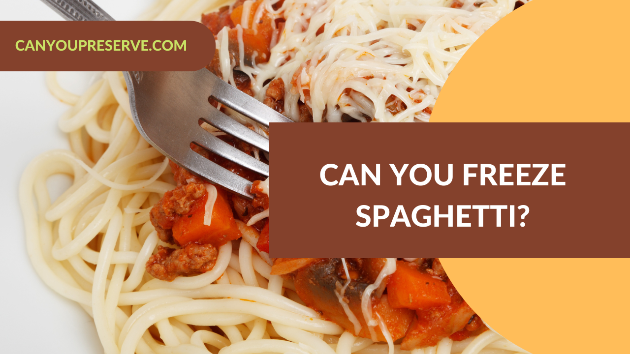 Can You Freeze Spaghetti