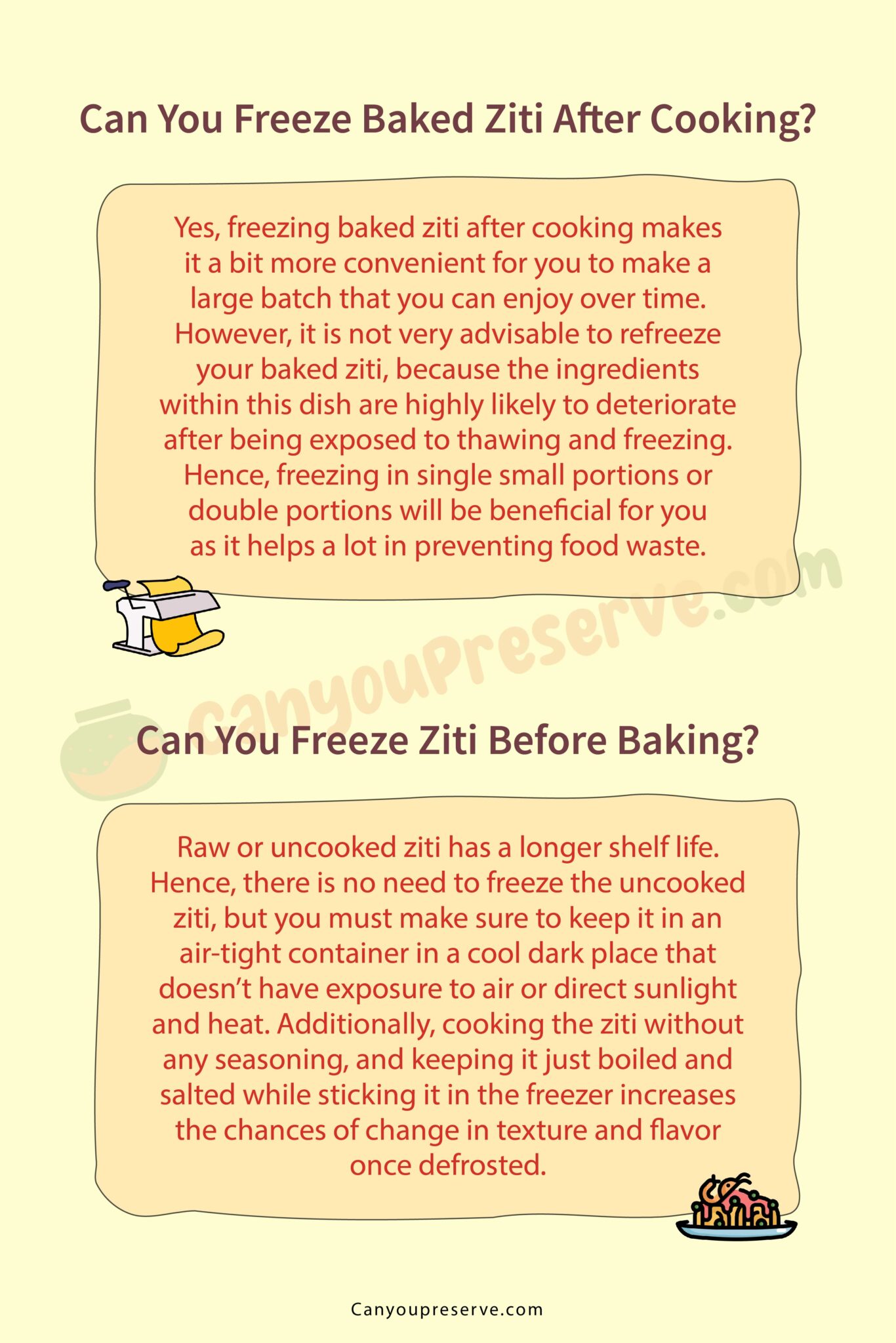 Can You Freeze Ziti How Long Can Ziti Stay In The Fridge? Can You