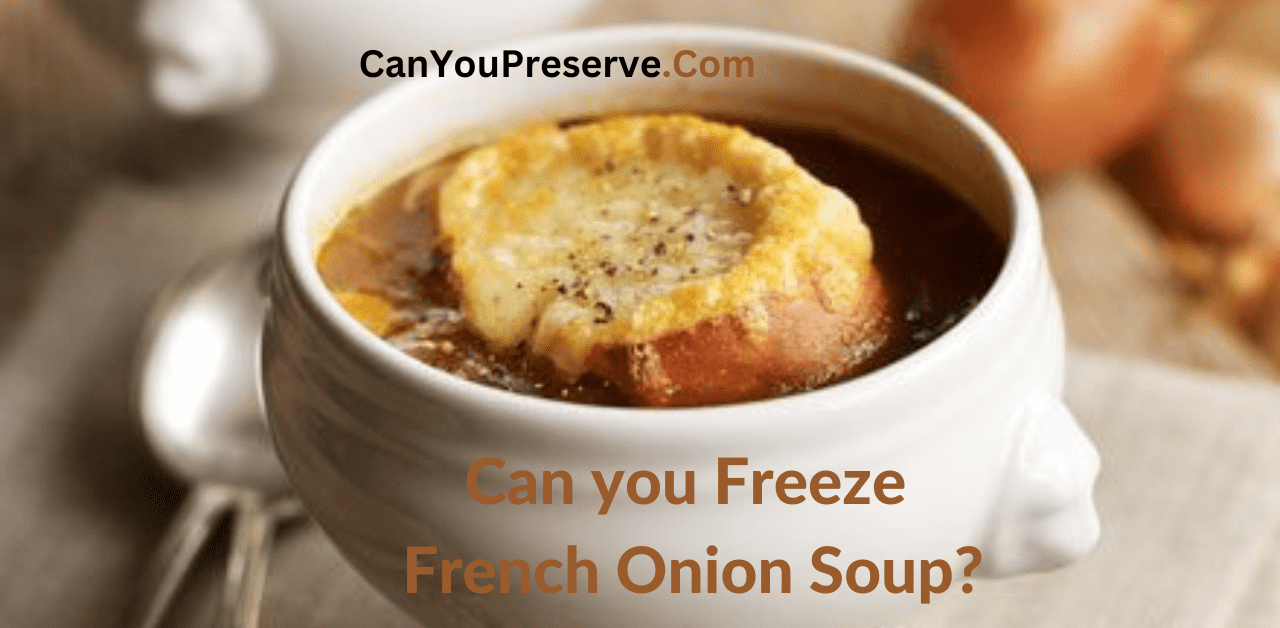 Can you Freeze French Onion Soup