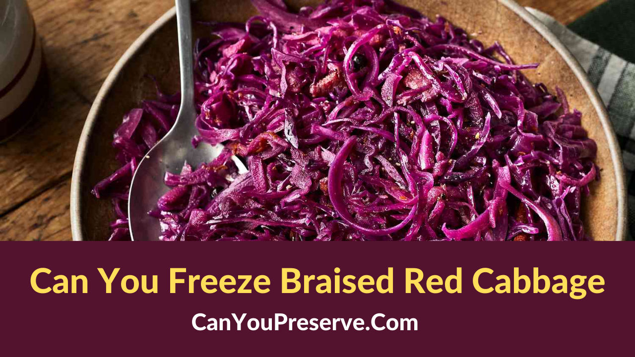 Can You Freeze Braised Red Cabbage