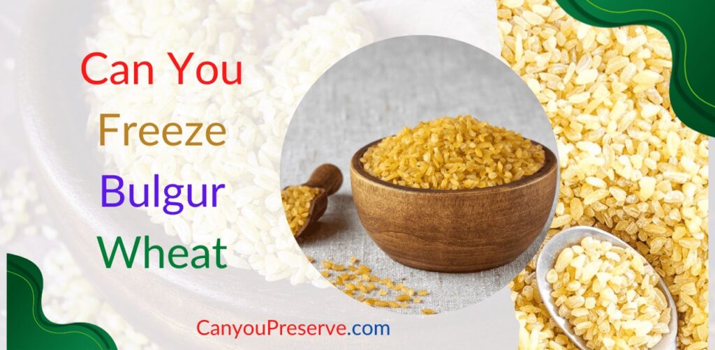 Can You Freeze Bulgur Wheat? Does bulgur wheat freeze well? Can You