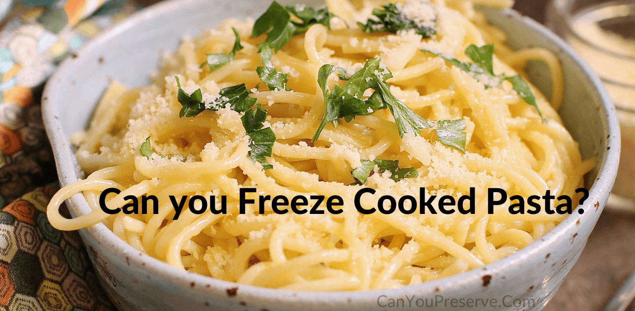 Can You Freeze Cooked Pasta