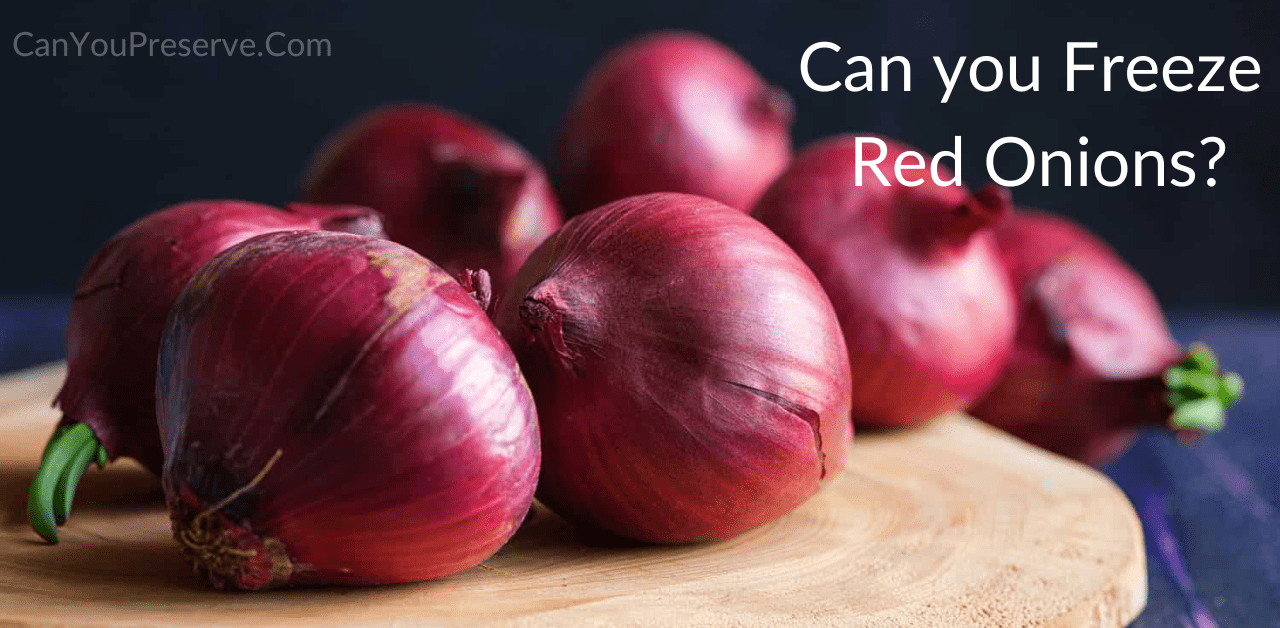 Can You Freeze Red Onions