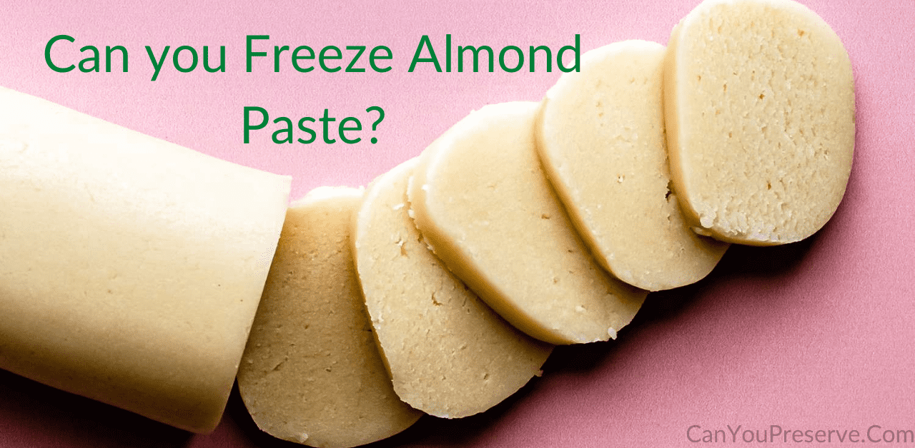 Can you Freeze Almond Paste
