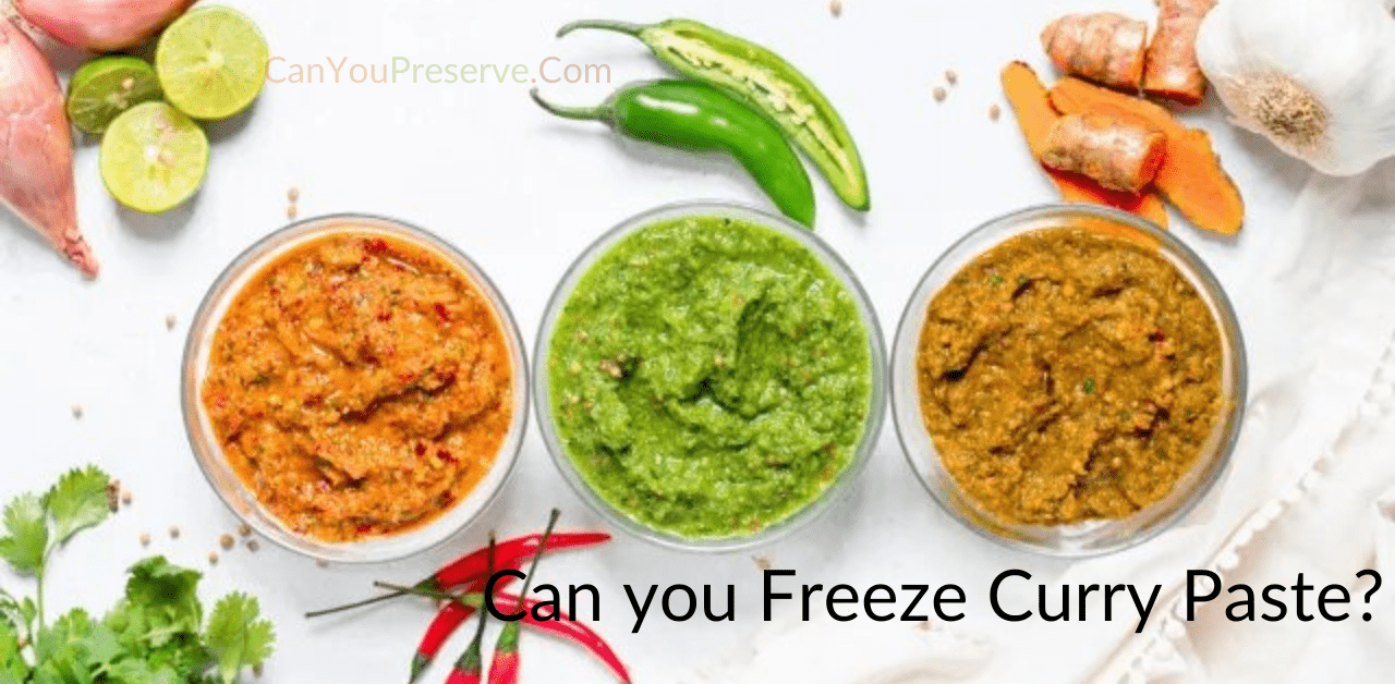 Can you Freeze Curry Paste