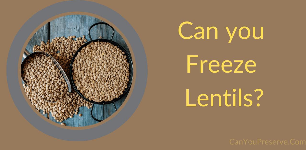 Can you Freeze Lentils
