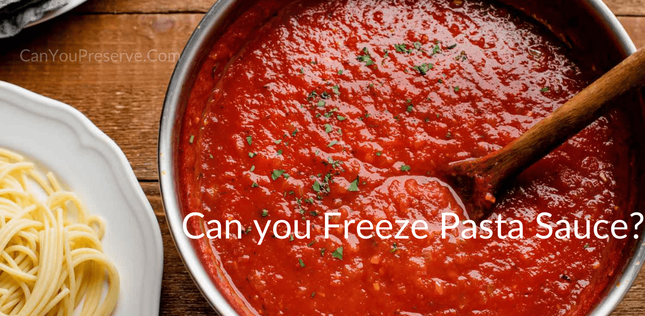 Can you Freeze Pasta Sauce