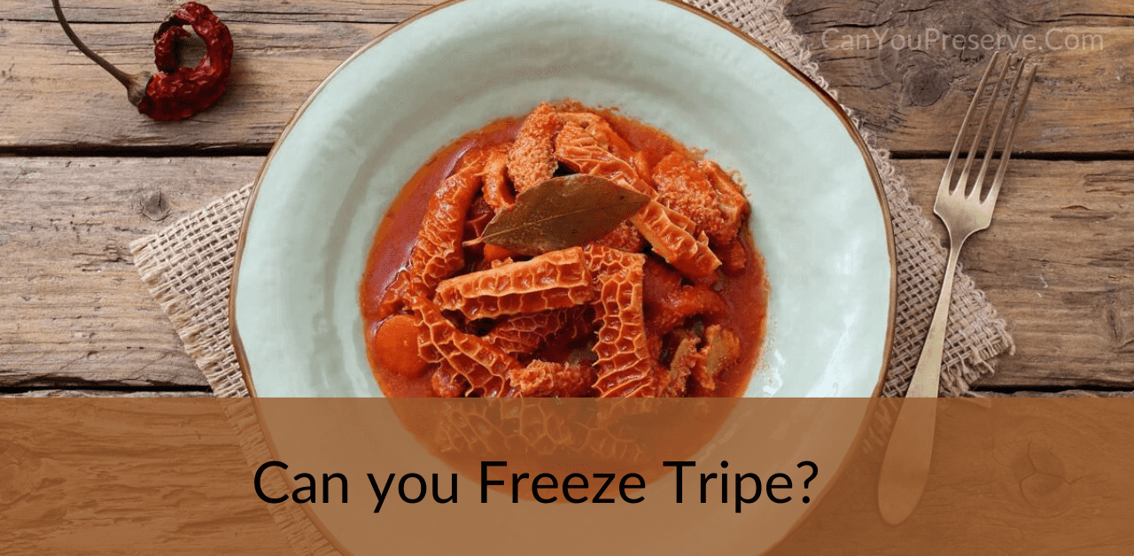 Can you Freeze Tripe