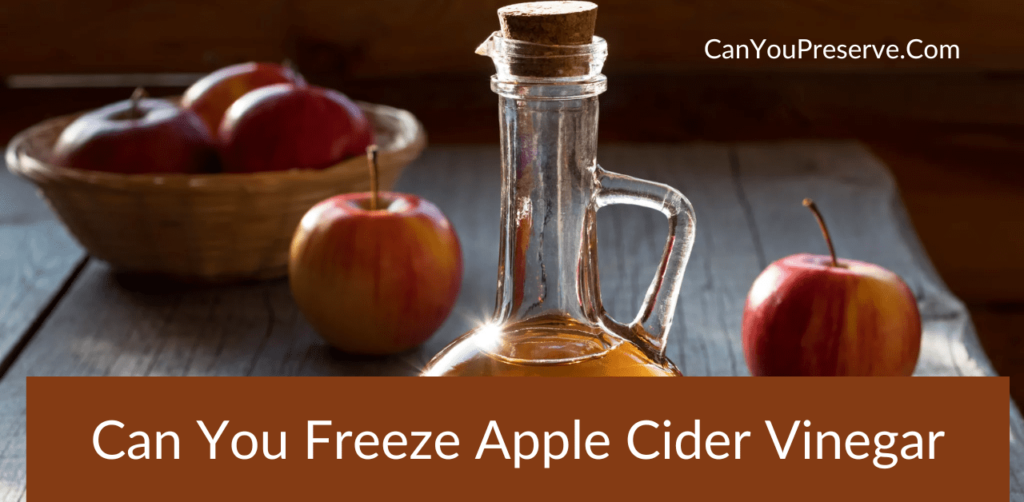 Can You Freeze Apple Cider Vinegar? How To Freeze & Defrost Apple