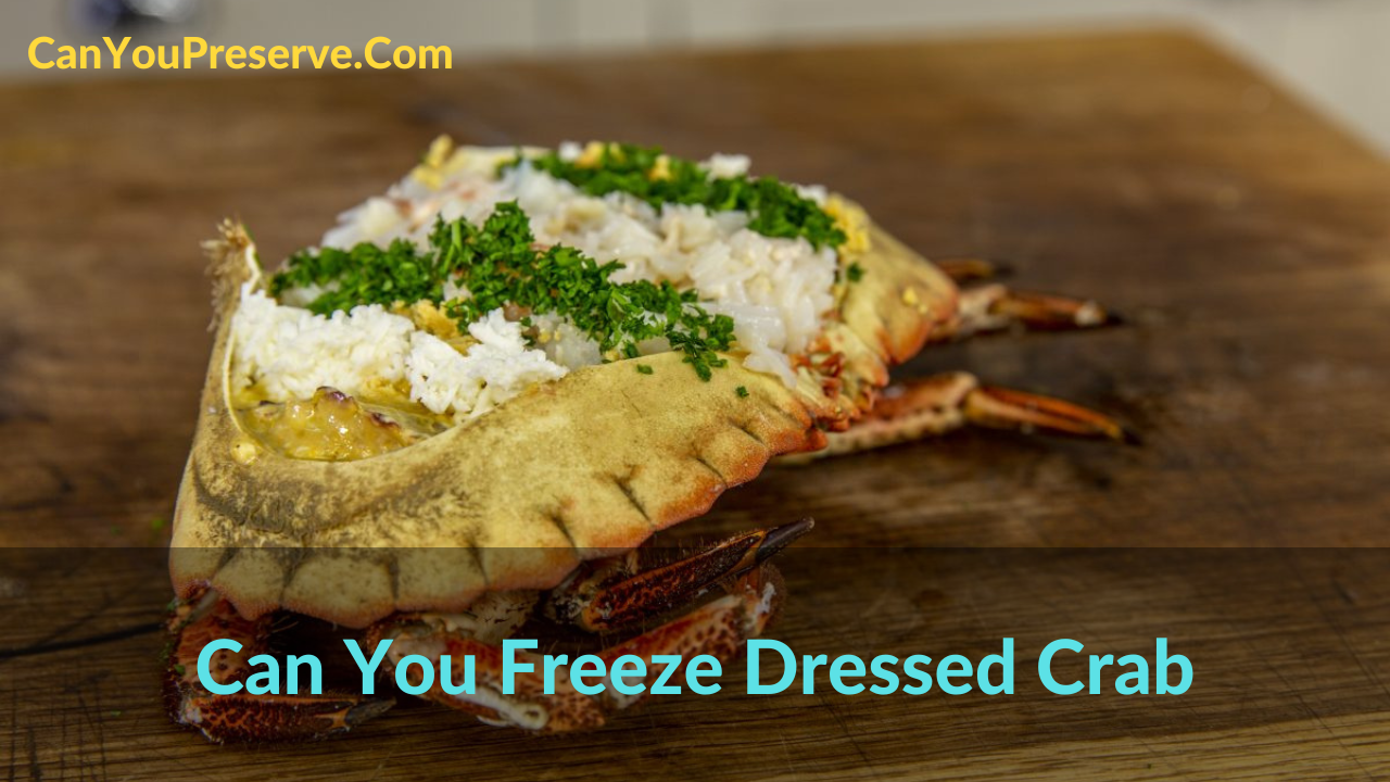 Can You Freeze Dressed Crab