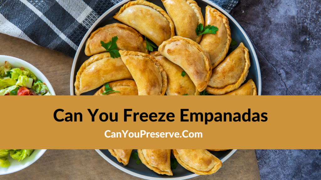 Can You Freeze Empanadas? Detailed Guide On Freezing Empanadas Can
