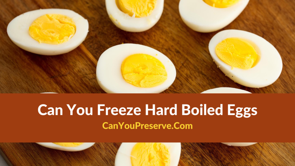 Can You Freeze Hard Boiled Eggs How To Freeze Hard Boiled Eggs? Can