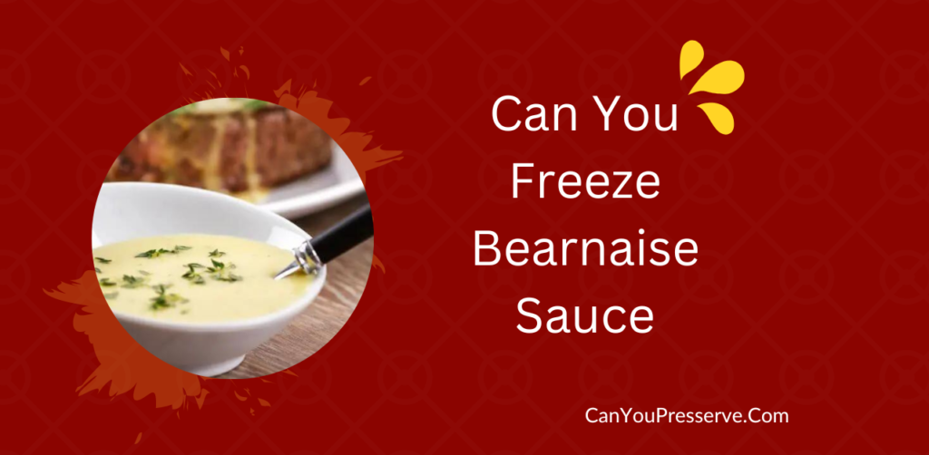 Can You Freeze Bearnaise Sauce? How Long Does Bearnaise Sauce Last