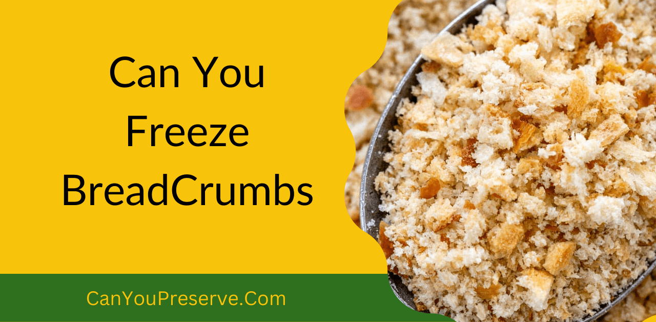 Can You Freeze BreadCrumbs