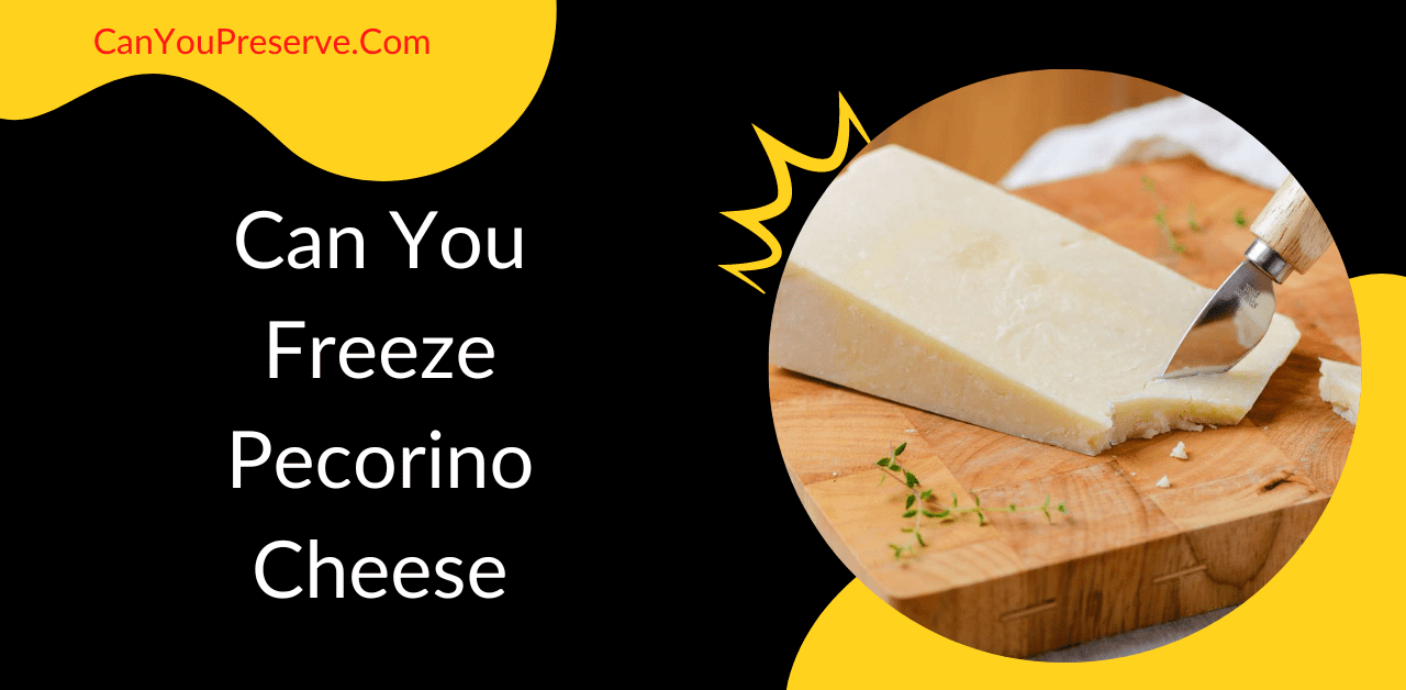 Can You Freeze Pecorino Cheese